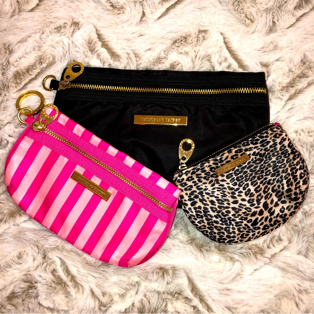 Victoria’s Secret cosmetic bags (set of 3)